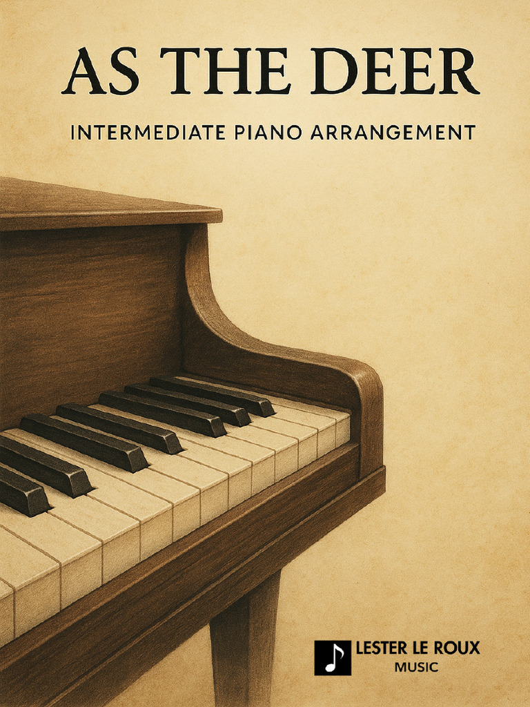 As The Deer Intermediate Piano Llm Letter Pdf