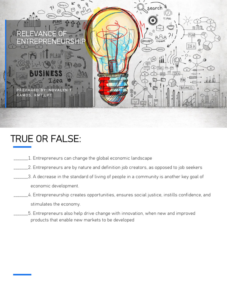 Impact of Entrepreneurship on Living Standards | PDF | Entrepreneurship ...