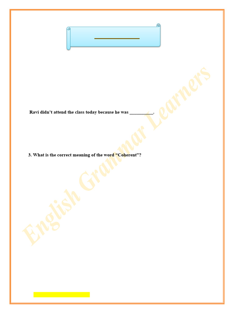 Practice Set - 1 | PDF