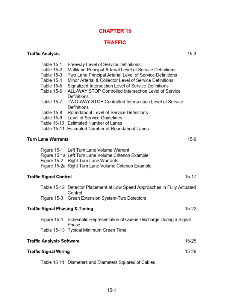 Traffic Analysis and Level of Service Guide | PDF | Traffic | Traffic Light