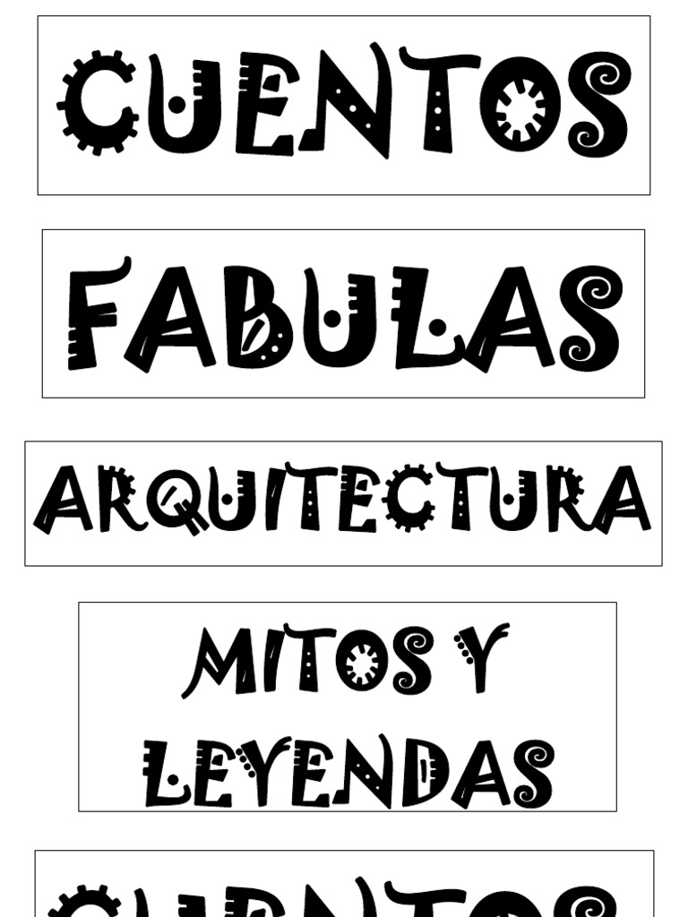 LETREROS | PDF