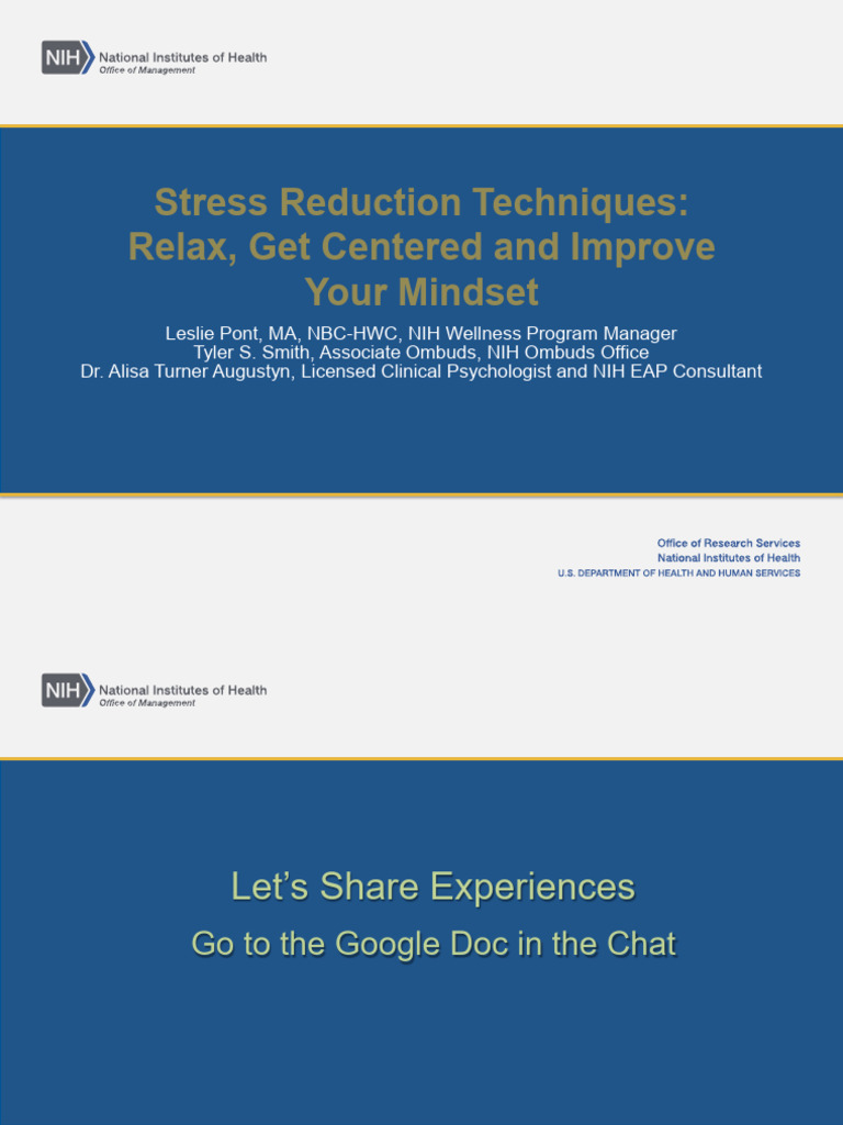 Effective Stress Reduction Techniques | PDF | Stress (Biology ...