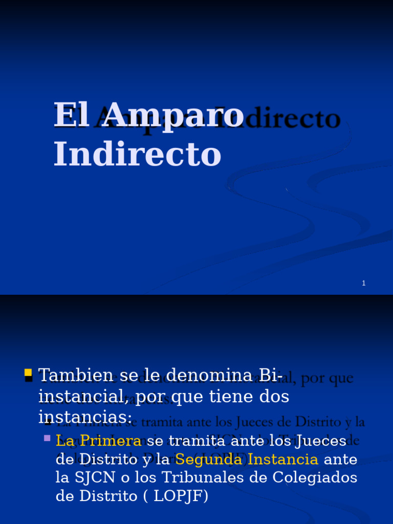 Procedimiento del Amparo Indirecto | PDF | Demanda judicial | Derecho ...