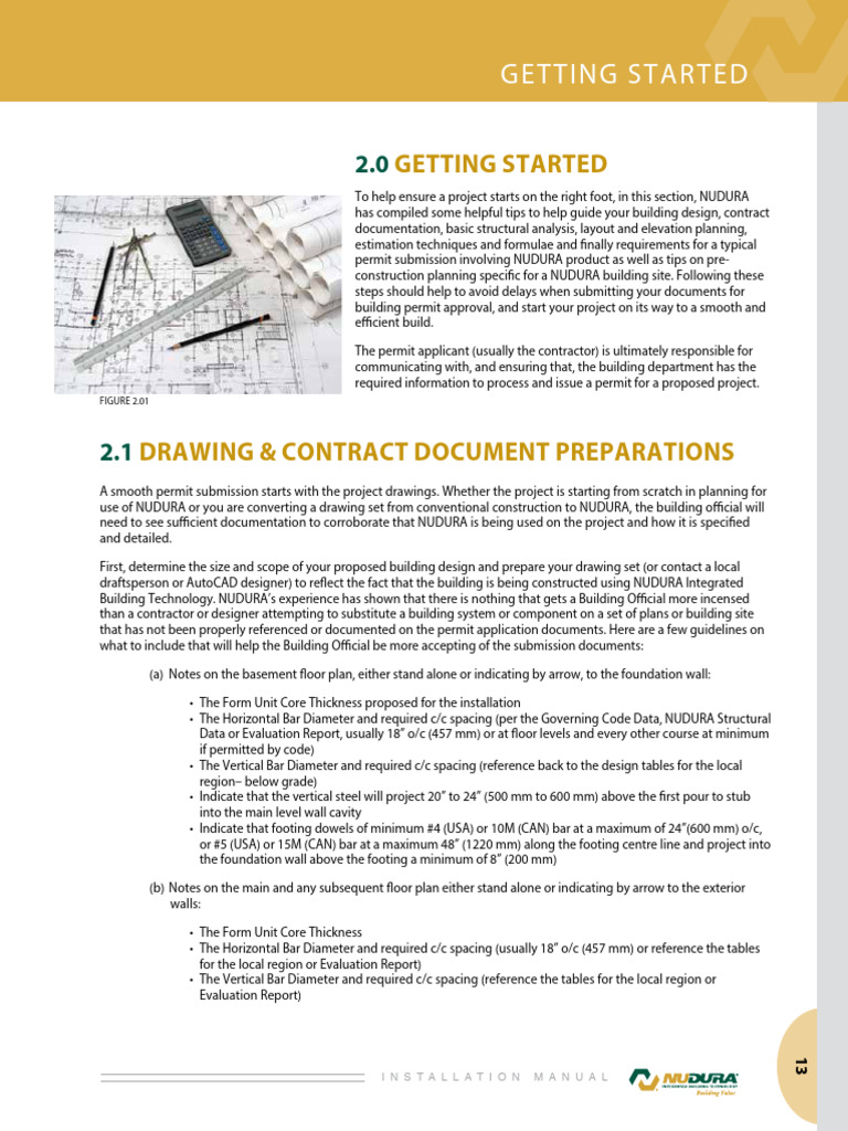 2 0 Getting Started With Insulated Concrete Forms | PDF | Concrete | Wall
