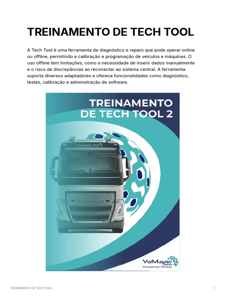 Treinamento de Tech Tool | PDF