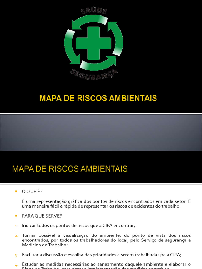 Mapa de Riscos: Guia de Elaboração e Uso | PDF