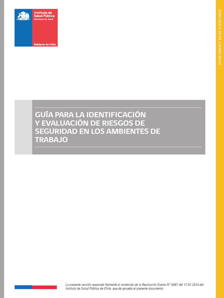 Guia de Identificacion y Evaluación Riesgos Laborales | PDF | Riesgo ...
