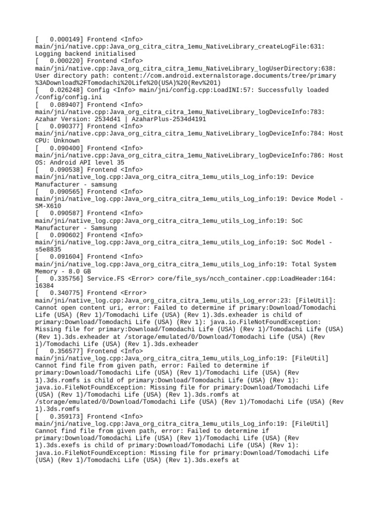 Azahar Tomodachi Life File Issues | PDF | Computer Engineering | System ...