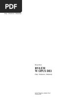 Byłem w Opus Dei - Fakty, świadectwa, dokumenty