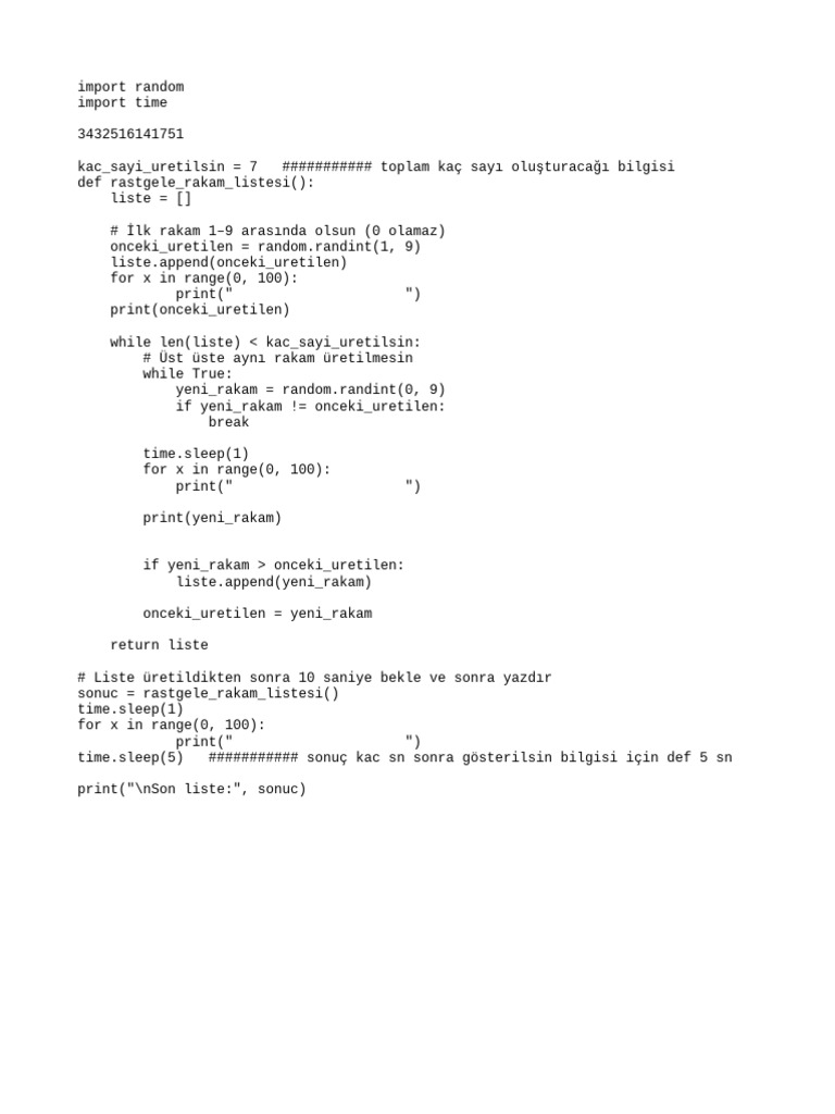 Digits Pan | PDF