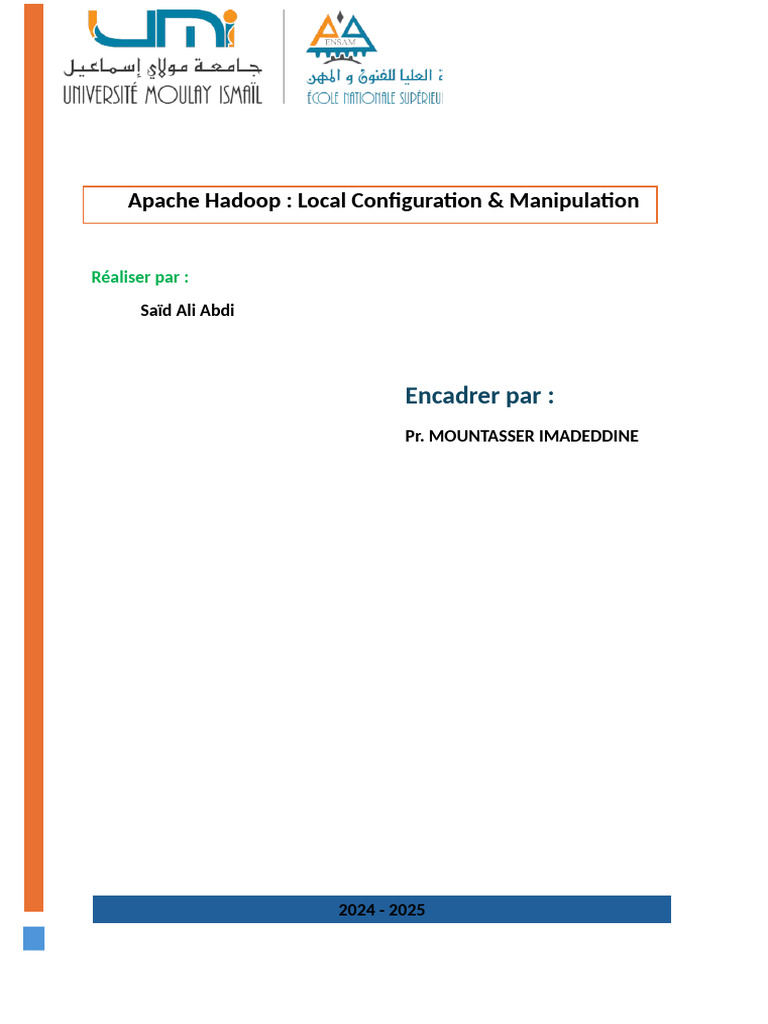 Configuration et Manipulation de Hadoop | PDF | Apache Hadoop | Java ...