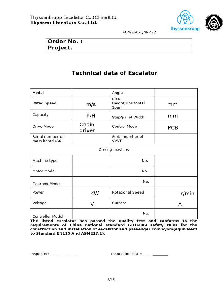 Final Quality Inspection Report for All Series (2018 10 13) (1) PDF