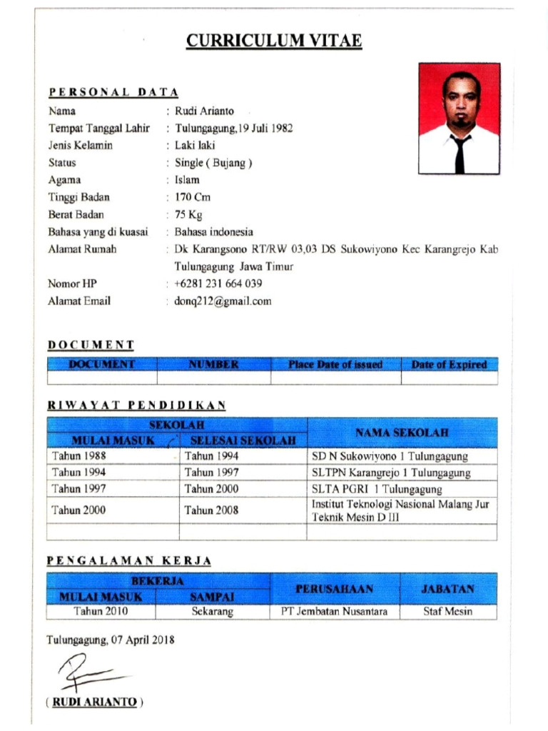 CV Baru | PDF