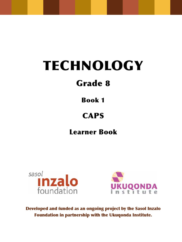 Grade 8 Technology Learner Book | PDF | Drawing | Truss