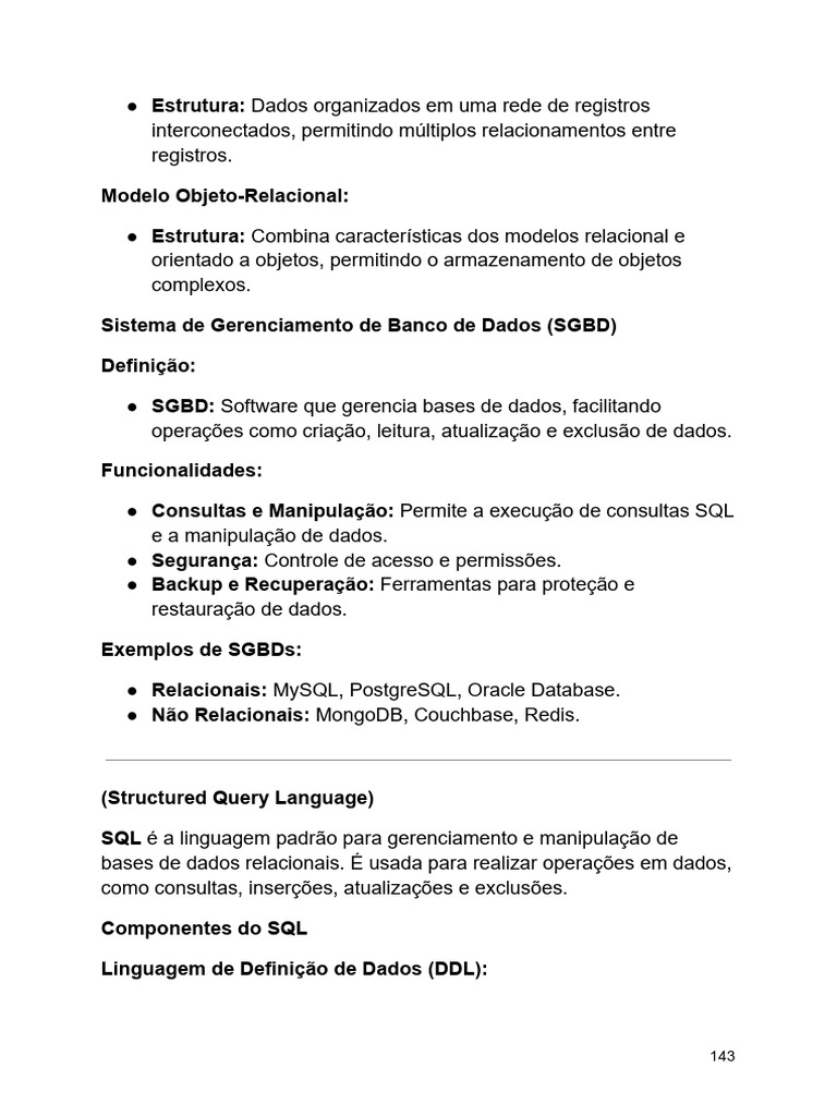 Apostila 12 | PDF | No SQL | Modelo relacional