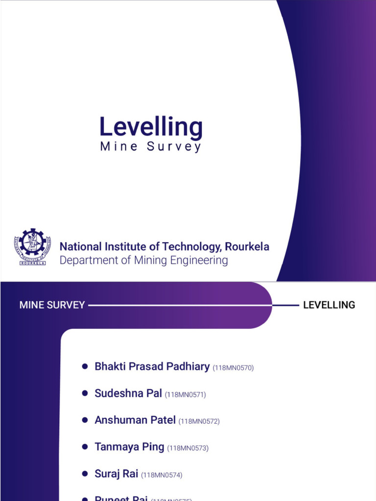 Levelling (Survey) | PDF