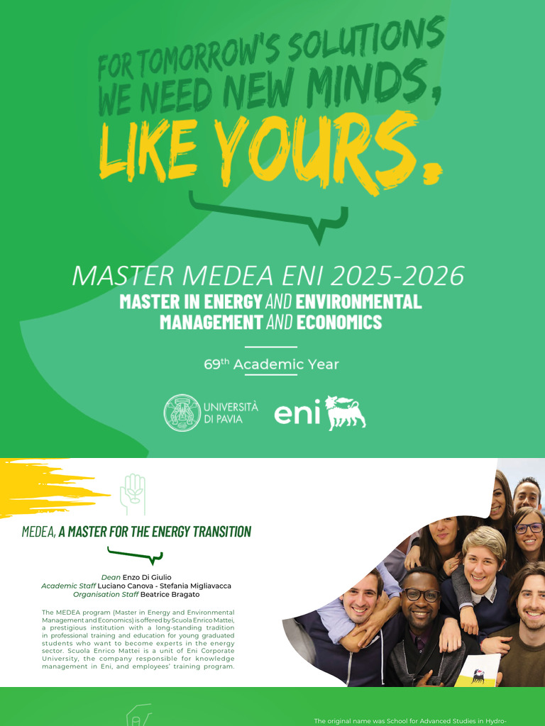 MEDEA Master in Energy Management 2025-2026 | PDF | Market (Economics ...