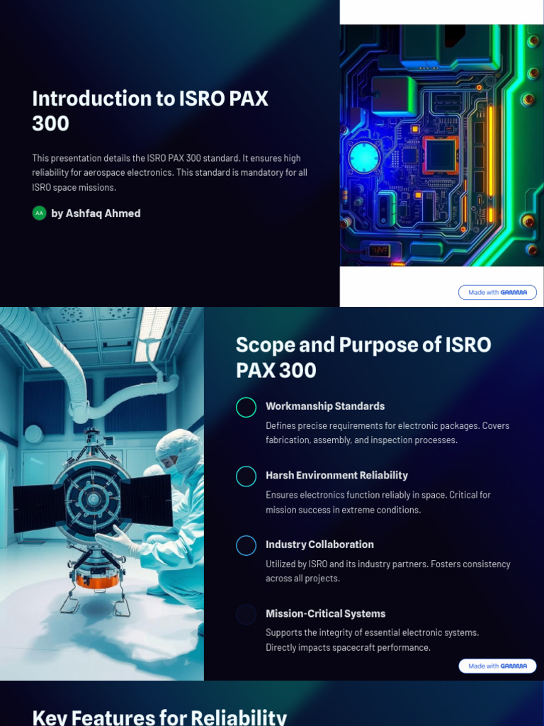ISRO PAX 300 Standard Overview | PDF | Reliability Engineering | Soldering
