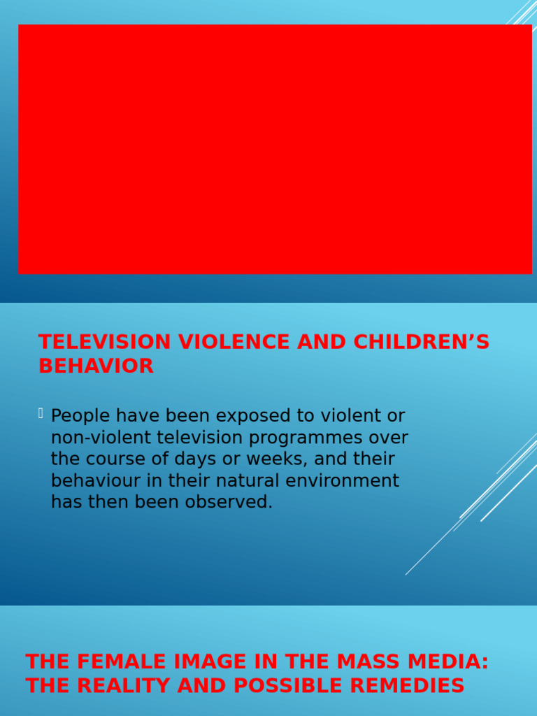 Mass Communication Issues Explored | PDF | Gender Studies | Gender