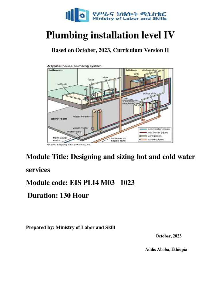 Plumbing Installation Level IV | PDF | Water Heating | Pipe (Fluid ...