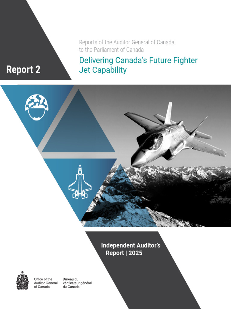 Canada’s Future Fighter Jet Audit 2025 | PDF | Lockheed Martin F 35 ...