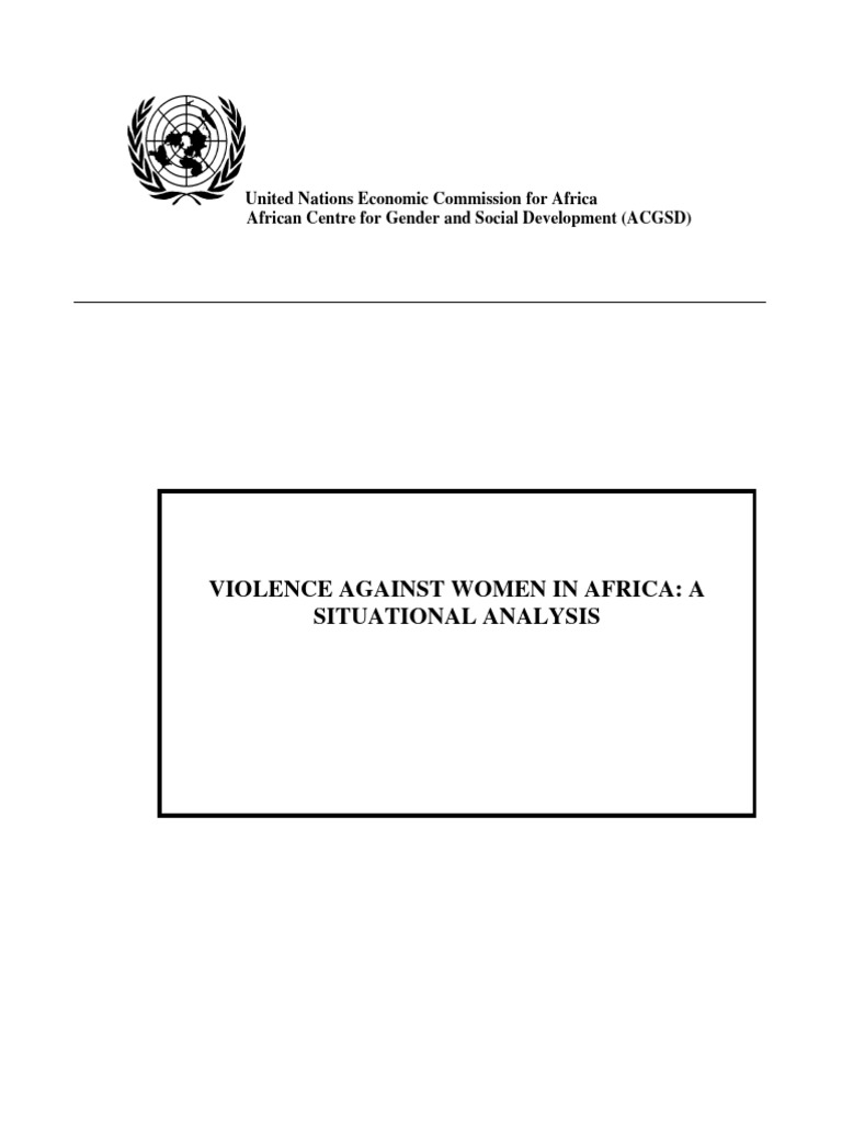21VAW in Africa-A Situational Analysis | PDF | Violence Against Women ...