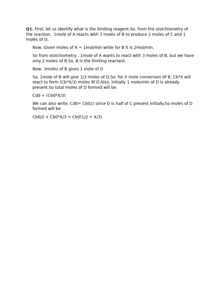 Kinetics Reactor Design Pdf