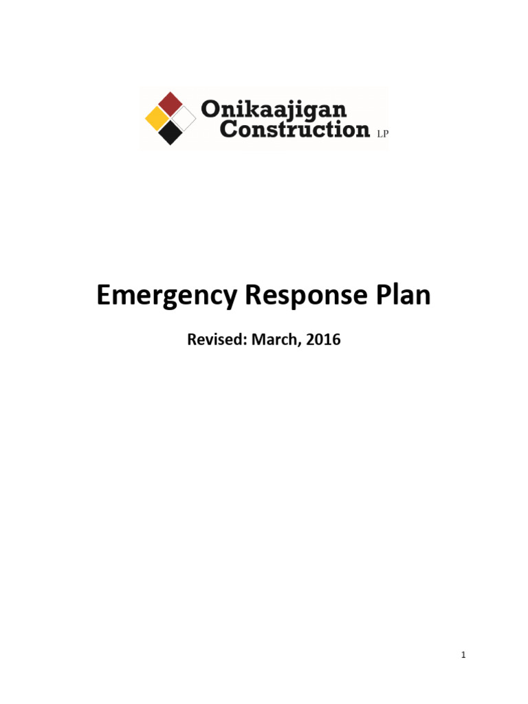 Emergency Response Plan Overview | PDF | Water | Emergency Evacuation