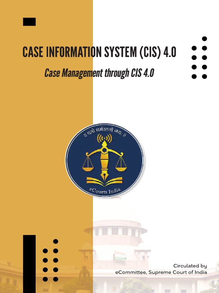 CIS 4.0: Case Management Overview | PDF | Menu (Computing) | Login