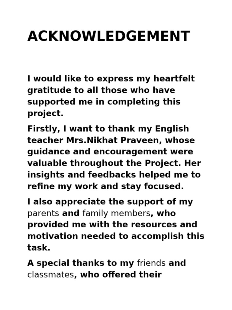 Acknowledgement 1 | PDF
