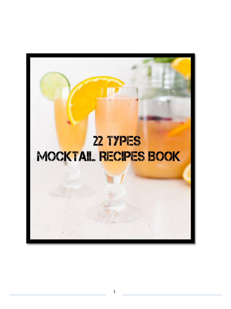 Mocktail Recipes for Every Occasion | PDF | Lemonade | Soft Drink