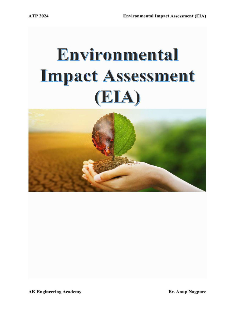 Environmental Impact Assessment (EIA) | PDF