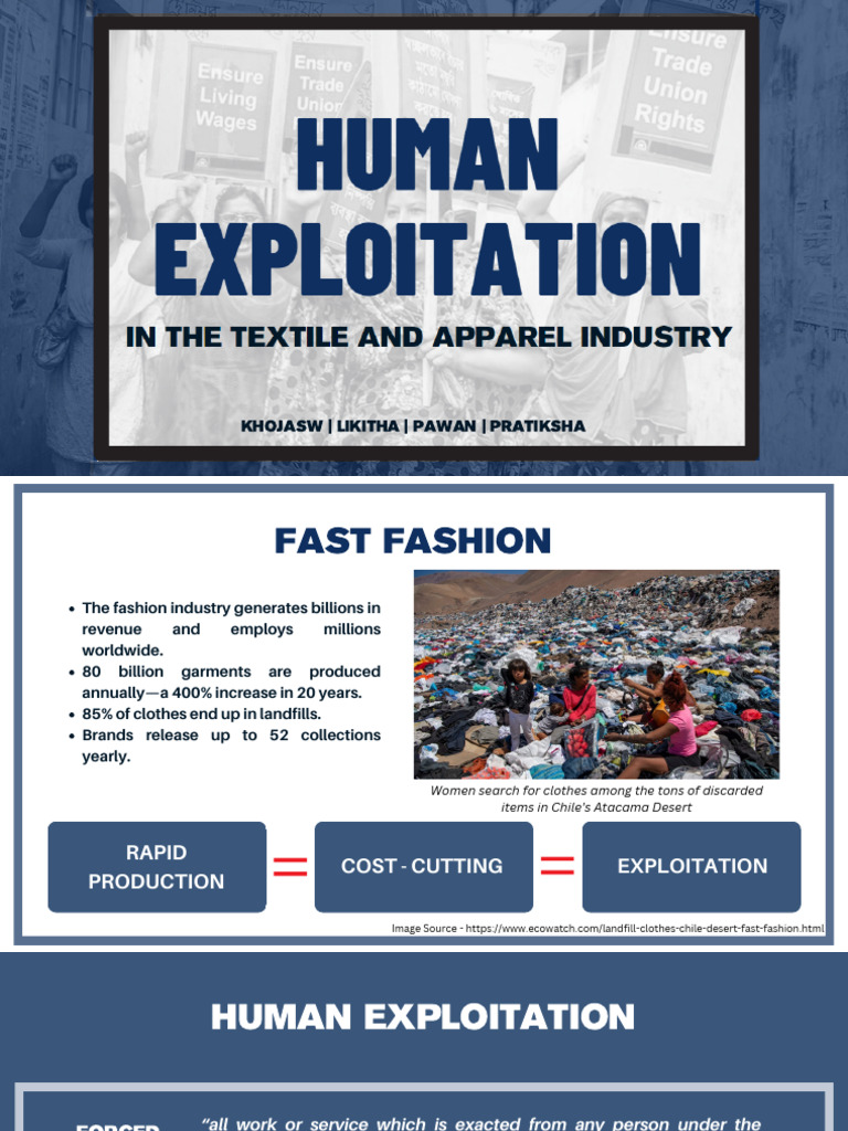 Fast Fashion: Human Exploitation Issues | PDF | Clothing Industry | Labor