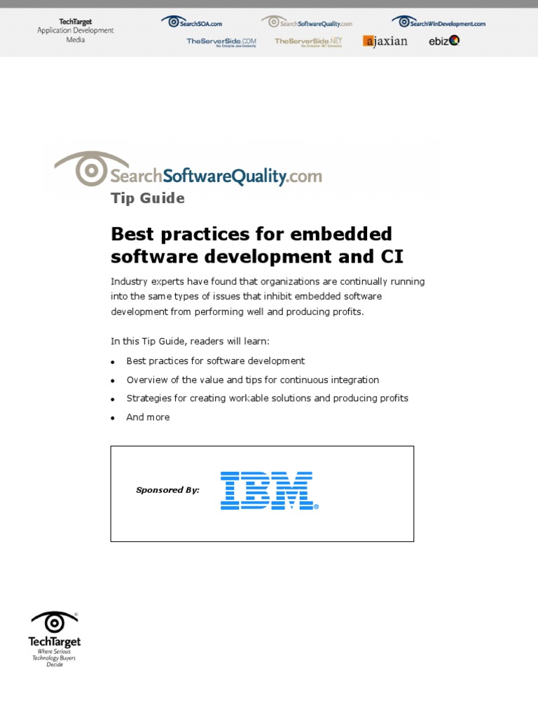 Best Practices for Embedded Software CI | PDF | Unit Testing | Agile ...