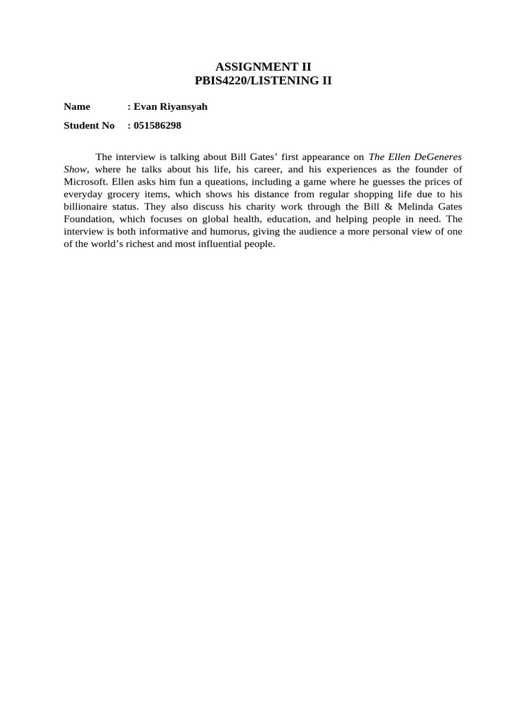 Assignment II Struc | PDF