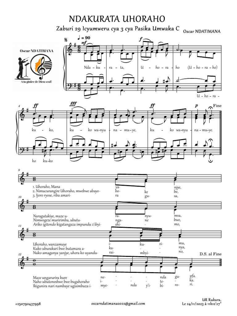 Zaburi 3 C Pasika Oscar Ndatimana Pdf