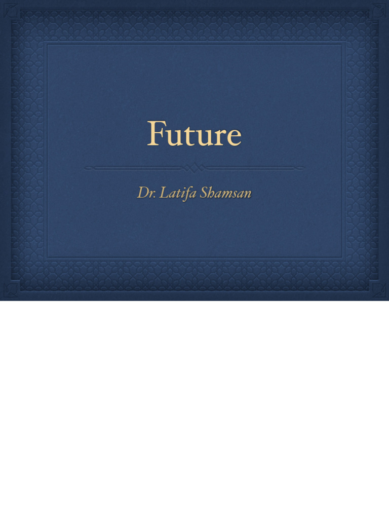Understanding Future Tenses in English | PDF