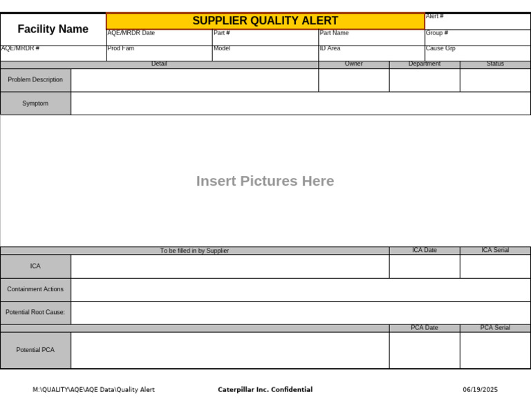 Master Quality Alert | PDF