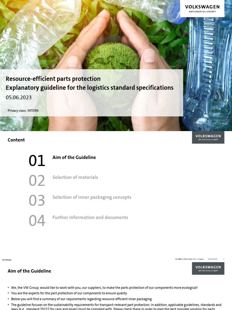 Eco-Friendly Parts Protection Guidelines | PDF | Materials | Economy ...