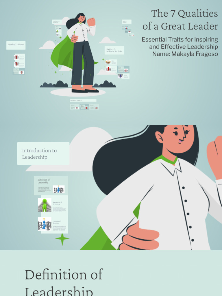 7 Qualities of A Leader | PDF