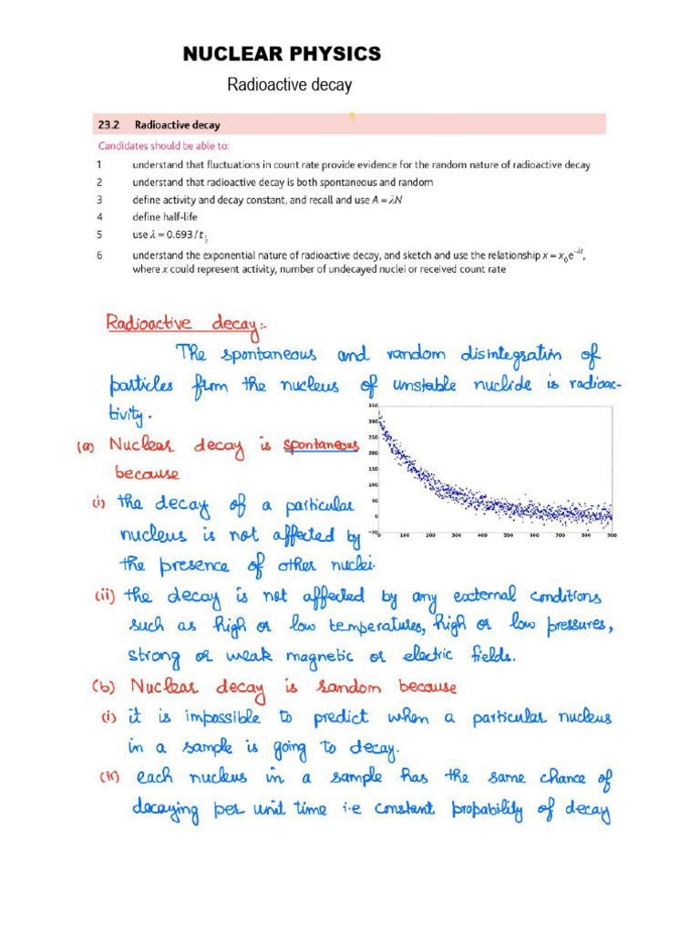 Understanding Radioactive Decay | PDF | Radioactive Decay | Radiation