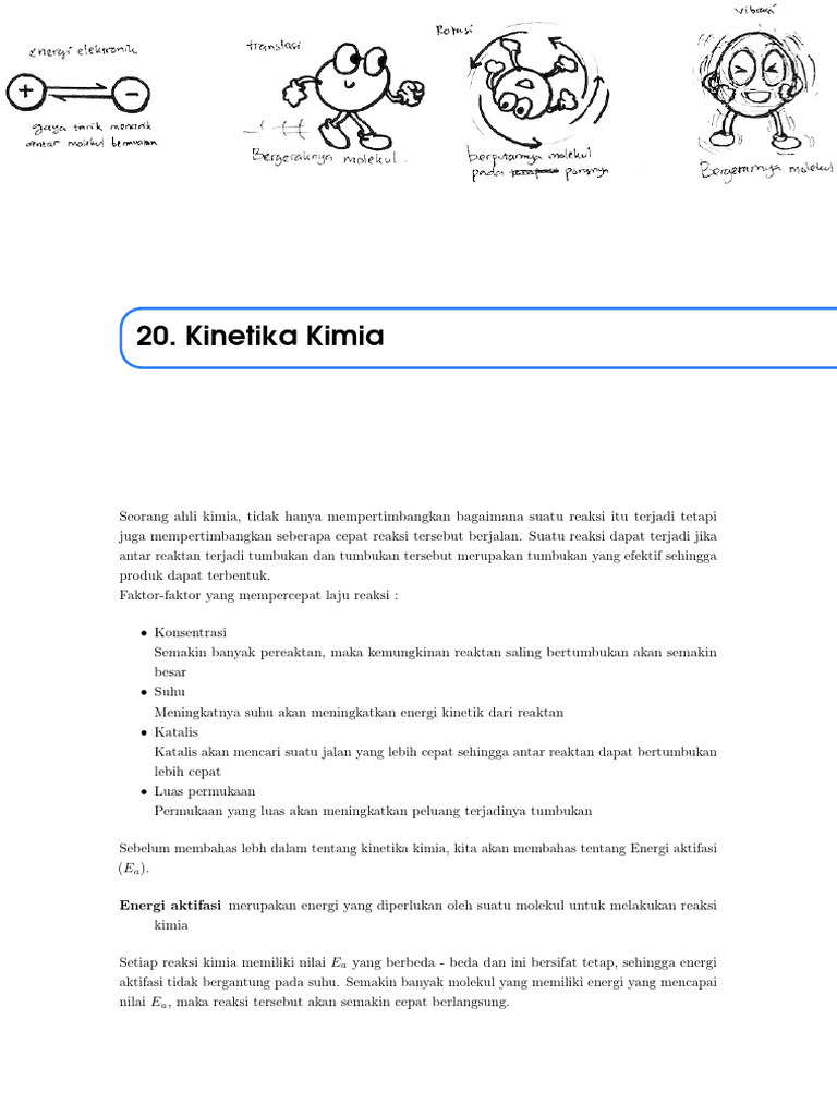 Kinetika Kimia: Laju Reaksi dan Faktor Pengaruh | PDF