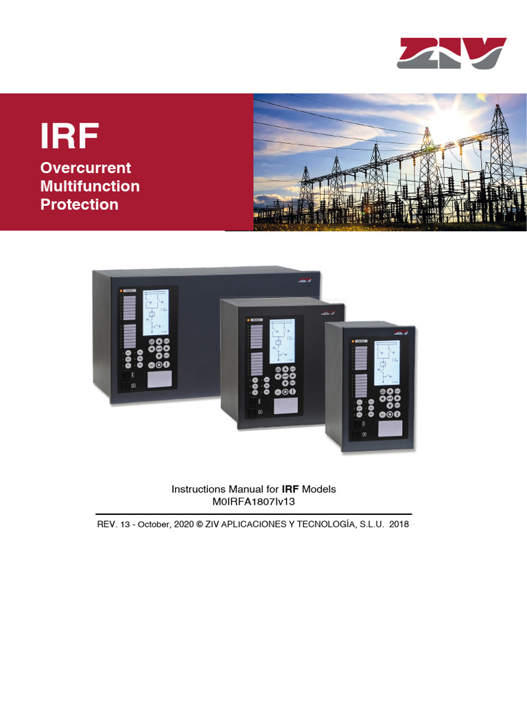 IRF Multifunction Relay Manual | PDF | Power Supply | Detector (Radio)