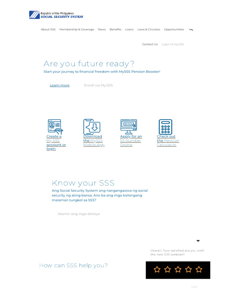 SSS Membership and Benefits Guide | PDF
