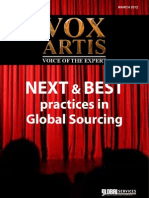 Vox Artis, Voice of Experts - Next & Best Practices of Global Sourcing