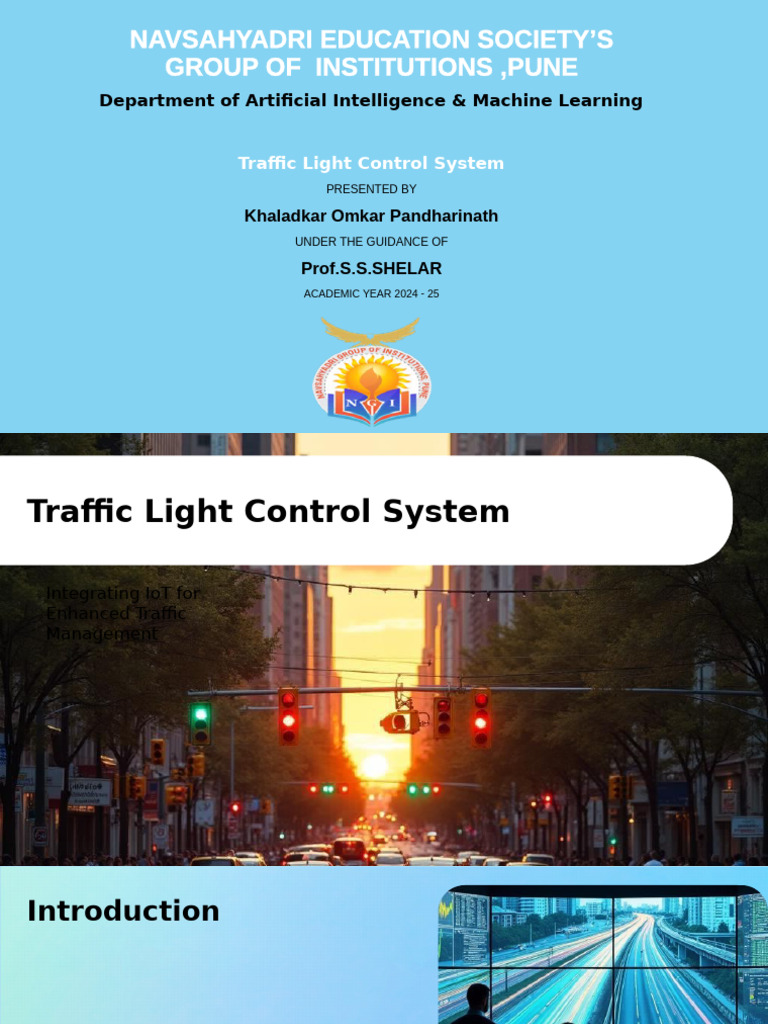 IoT-Enhanced Traffic Light Control System | PDF | Internet Of Things ...