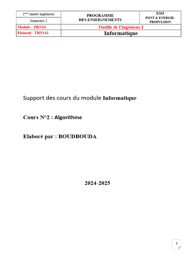 Introduction à l'algorithmique en informatique | PDF | Programmation ...