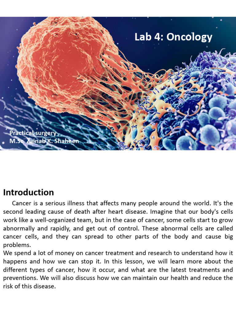 Introduction to Oncology Basics | PDF | Cancer | Neoplasms