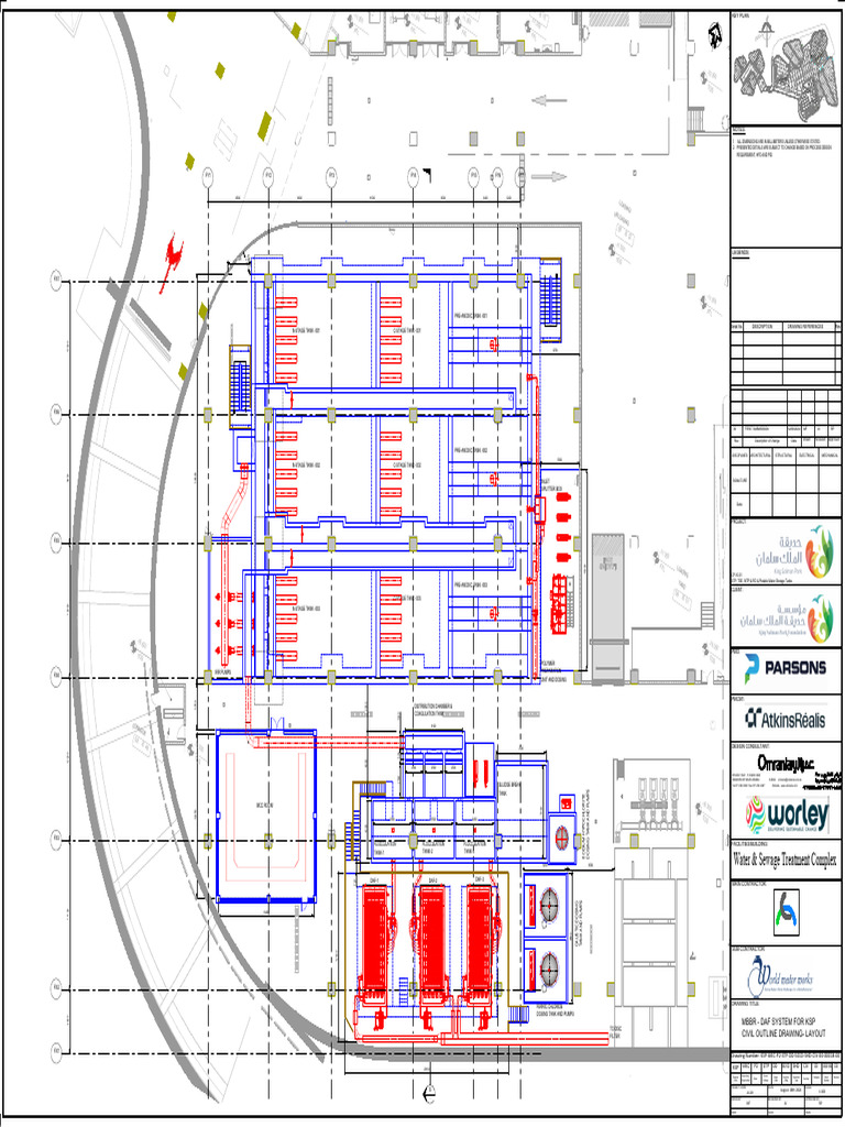 Water Treatment Complex Layout Plan | PDF