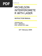 Download Michelson InterferometerWith Laser by subhankarsarthak1 SN87803040 doc pdf